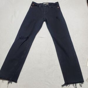 Levi's Black Straight Leg Jeans for Women